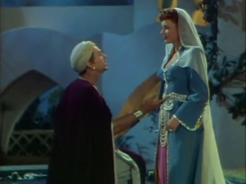 Douglas Fairbanks, Jr., and Maureen O'Hara in Sinbad the Sailor (1947)