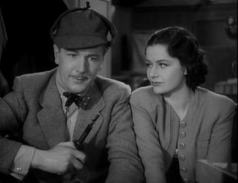 Margaret Lockwood and Michael Redgrave in Alfred Hitchcock's The Lady Vanishes (1938)