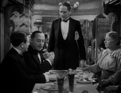 Naunton Wayne, Basil Radford and Dame May Whitty in Alfred Hitchcock's The Lady Vanishes (1938)