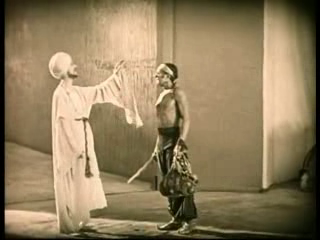 Snitz Edwards and Douglas Fairbanks in The Thief of Bagdad (1924)