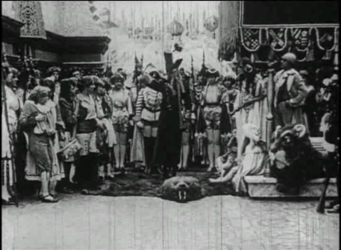 On trial before Ozma of Oz and the Wizard of Oz in The Patchwork Girl of Oz (1914)