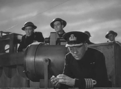 Noël Coward as captain of the destroyer HMS Torrin in In Which We Serve (1942)