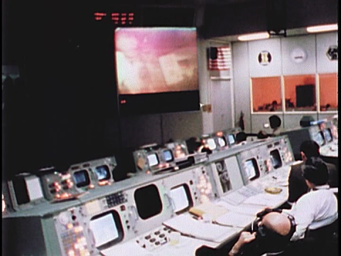NASA control room during an Apollo mission from Apollo 13 - Houston, We Have a Problem (1972)
