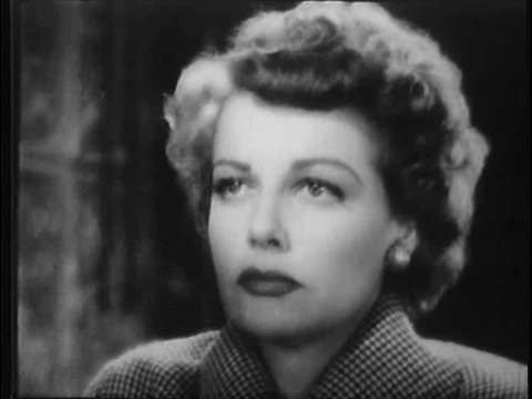 Ann Sheridan in the film noir Woman on the Run (1950)