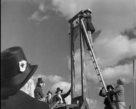 The guillotine in The Scarlet Pimpernel (1934)