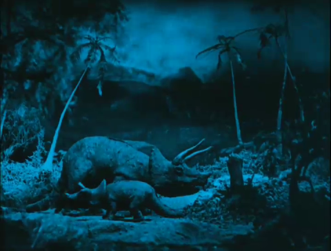 Triceratops in Arthur Conan Doyle's The Lost World (1925)