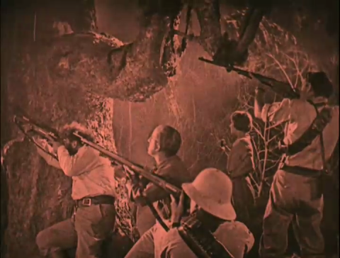 Bessie Love, Lewis Stone, Lloyed Hughes, Wallace Beery and Arthur Hoyt in Arthur Conan Doyle's The Lost World (1925)
