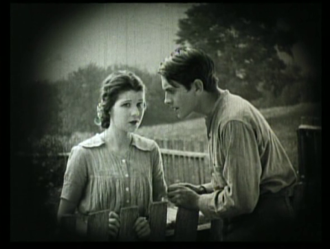 Gladys Hulette and Richard Barthelmess in Tol'able David (1921)